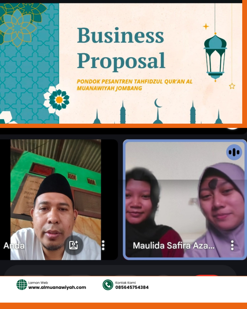 gambar beberapa orang sedang melakukan meeting online business proposal