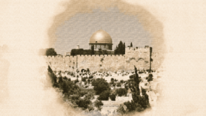 gambar masjidil aqsa dalam peristiwa Isra' Mi'raj cerita biografi Abu Bakar
