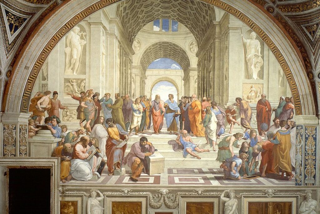 lukisan School of Athens masa renaissance kebangkitan Eropa dalam sejarah Cordoba