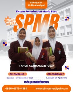 gambar poster pendaftaran santri baru SPMB 2026 PPTQ Al Muanawiyah