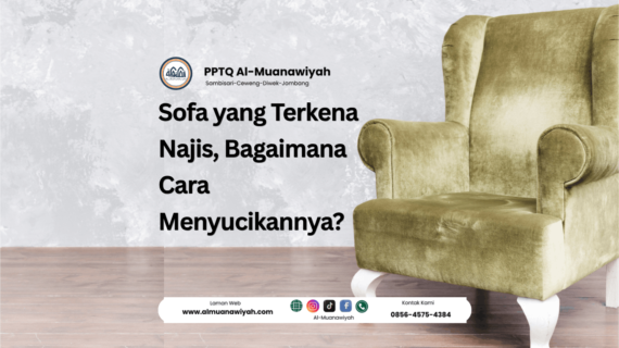 Sofa yang Terkena Najis, Bagaimana Cara Menyucikannya?
