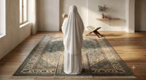 gambar wanita dan hukum shalat sambil menggendong bayi