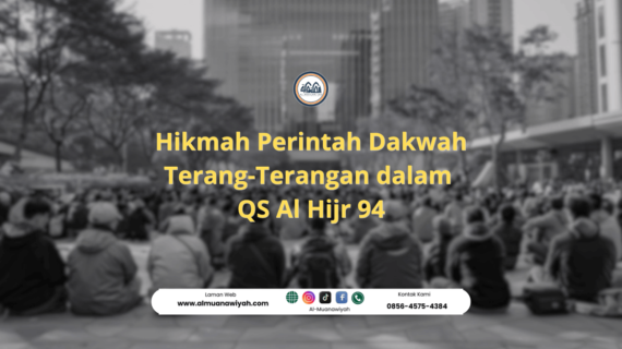 Hikmah Perintah Dakwah Terang-Terangan dalam QS Al Hijr 94
