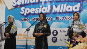 Tampilan MSQ santri dalam semarak milad Al Muanawiyah